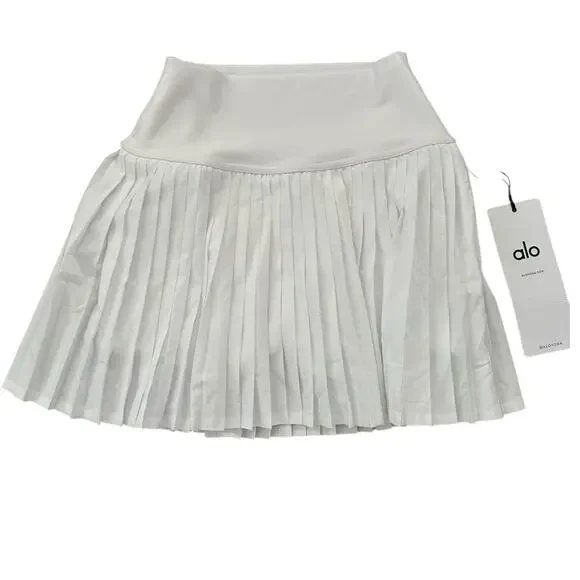 Alo Yoga Grand Slam Tennis Skirt White Size XXS
